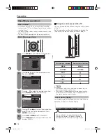 Preview for 14 page of Sharp 40G100H Operation Manual