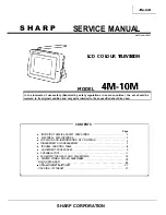 Sharp 4M-IOM Service Manual предпросмотр