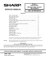 Sharp 50NP4 Service Manual предпросмотр