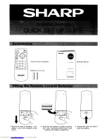 Sharp 51AT-15H Quick Setup Manual предпросмотр