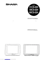 Sharp 51CS-03H Operation Manual preview