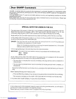 Preview for 3 page of Sharp 51CS-03H Operation Manual