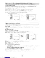 Предварительный просмотр 9 страницы Sharp 51CS-05H Operation Manual