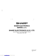 Preview for 36 page of Sharp 51DS-03H Operation Manual