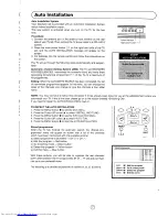 Предварительный просмотр 9 страницы Sharp 51DS-05H Operation Manual