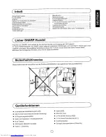 Preview for 3 page of Sharp 54DS-02S Operation Manual