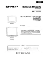 Sharp 54DS05SN Service Manual preview