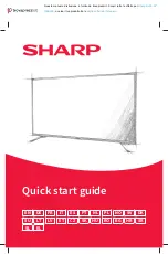 Предварительный просмотр 1 страницы Sharp 55BJ2E Quick Start Manual