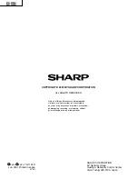 Preview for 8 page of Sharp 55R-WP4H Service Manual