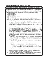 Предварительный просмотр 5 страницы Sharp 56DR650 - 56" Rear Projection TV Operation Manual