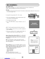 Preview for 10 page of Sharp 56FW-53H Operation Manual