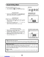 Preview for 18 page of Sharp 56FW-53H Operation Manual