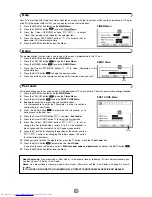 Preview for 22 page of Sharp 56FW-53H Operation Manual