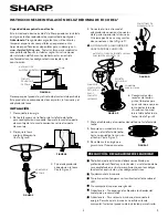 Preview for 3 page of Sharp 6" Installation Instructions Manual