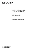 Предварительный просмотр 1 страницы Sharp 60005523 Operation Manual