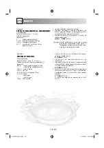 Preview for 124 page of Sharp 60705 Operation Manual With Cookbook