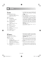 Preview for 182 page of Sharp 60705 Operation Manual With Cookbook