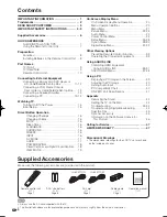 Preview for 8 page of Sharp 60E77UM - LC - 60" LCD TV Operation Manual