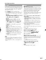 Preview for 19 page of Sharp 60E77UM - LC - 60" LCD TV Operation Manual