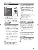 Preview for 27 page of Sharp 60E77UM - LC - 60" LCD TV Operation Manual