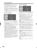 Preview for 30 page of Sharp 60E77UM - LC - 60" LCD TV Operation Manual