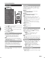 Preview for 31 page of Sharp 60E77UM - LC - 60" LCD TV Operation Manual