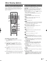 Preview for 35 page of Sharp 60E77UM - LC - 60" LCD TV Operation Manual