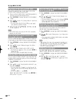 Preview for 40 page of Sharp 60E77UM - LC - 60" LCD TV Operation Manual