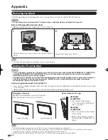 Preview for 44 page of Sharp 60E77UM - LC - 60" LCD TV Operation Manual