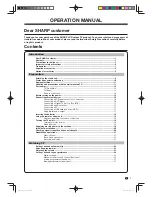 Sharp 60X50H Operation Manual предпросмотр