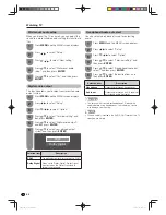 Preview for 42 page of Sharp 60X50H Operation Manual