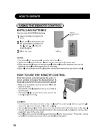 Preview for 16 page of Sharp 66129902992 Installation And Operation Manual