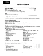 Предварительный просмотр 4 страницы Sharp 66FW-54H Service Manual