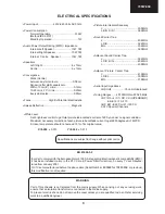 Предварительный просмотр 3 страницы Sharp 70FW-53E Service Manual