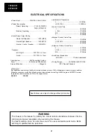 Предварительный просмотр 2 страницы Sharp 70FW-57E Service Manual