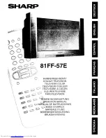 Sharp 81FF-57E Operation Manual предпросмотр