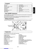 Preview for 2 page of Sharp 81FF-57E Operation Manual