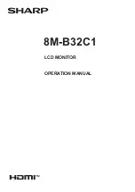 Sharp 8M-B32C1 Operation Manual предпросмотр