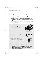 Preview for 62 page of Sharp A1000 - B/W Inkjet - Fax Operation Manual