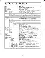 Preview for 1 page of Sharp Actius PC-AV18P Specifications