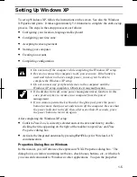 Preview for 22 page of Sharp Actius PC-GP22W Operation Manual