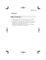 Sharp Actius PC-MC22 Operation Manual preview