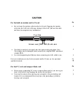 Sharp Actius PC-TN10W Operation Manual preview