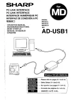 Sharp AD-USB1 Operation Manual preview