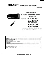 Sharp AE-A079E Service Manual предпросмотр