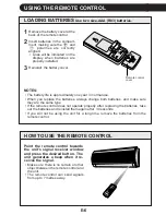 Предварительный просмотр 8 страницы Sharp AE-A07BE Operation Manual