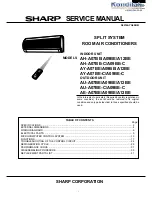 Sharp AE-A07BE Service Manual preview
