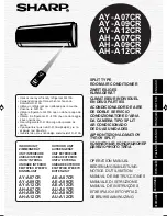 Sharp AE-A07CR Operation Manual preview