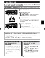 Preview for 17 page of Sharp AE-A09DE Operation Manual