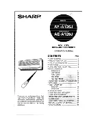 Sharp AE-A126J Operation Manual preview